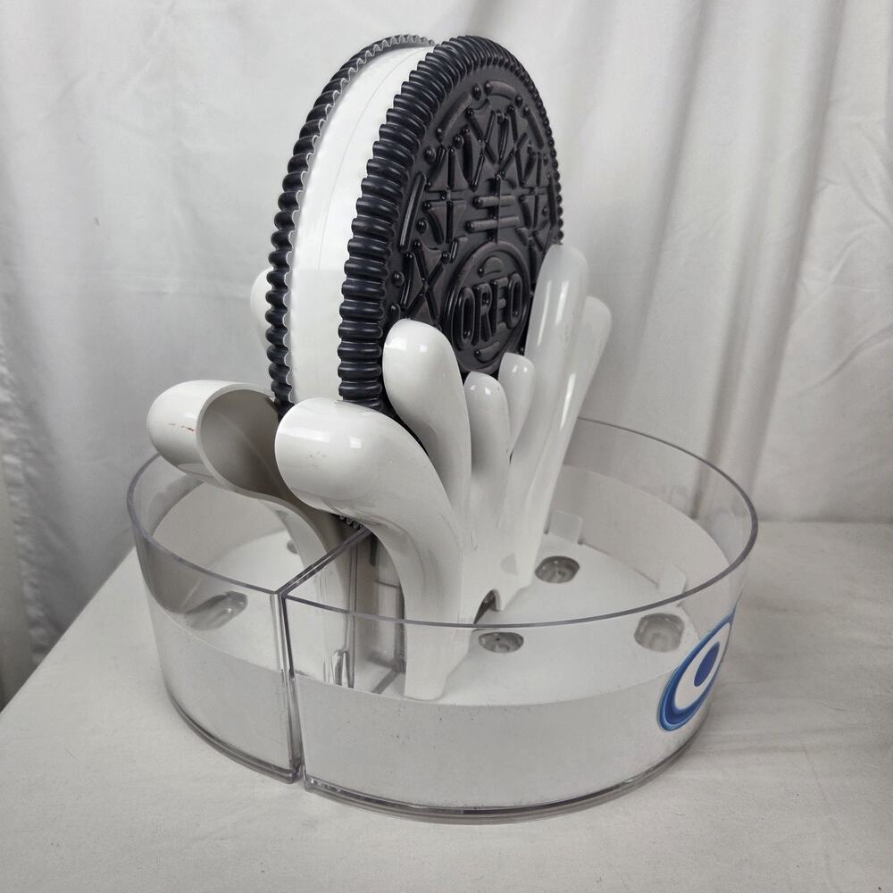 Oreo Cookie Retail Display Shelf Case 2 Sided Nabisco 3D Milk Splash Advertising - Picture 6 of 16